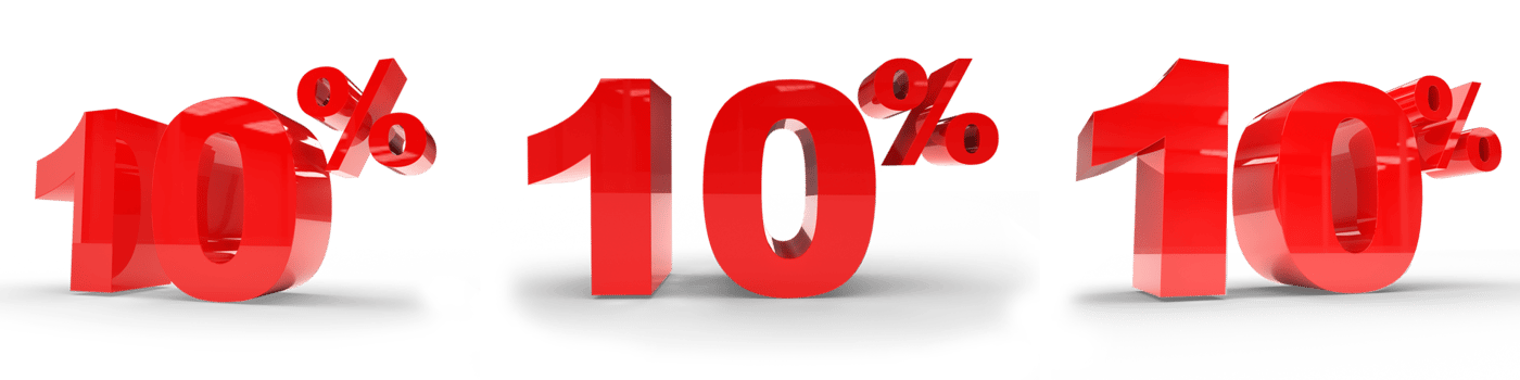 3D Rendering Asset Discount 10 Percent png