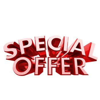 Realistic 3D Red  rendering Special offer png
