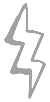 Lightning, Electricity, Thunder, and Bolt Lighting Flash Icon Symbol. Lightning Naive Illustration for Logo or Graphic Design Element. Format PNG