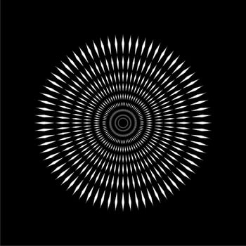 Mandala made from Rhombus Composition. Modern Contemporary Mandala for Logo, Decoration or Graphic Design. Vector Illustration