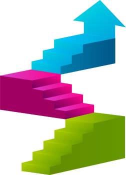 Job growth and achievement concept png