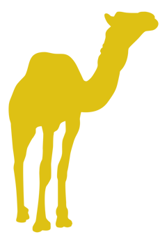 Camel Silhouette for Logo, Pictogram, Website, Apps, Art Illustration or Graphic Design Element. Format PNG
