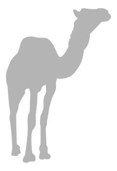 Camel Silhouette for Logo, Pictogram, Website, Apps, Art Illustration or Graphic Design Element. Format PNG