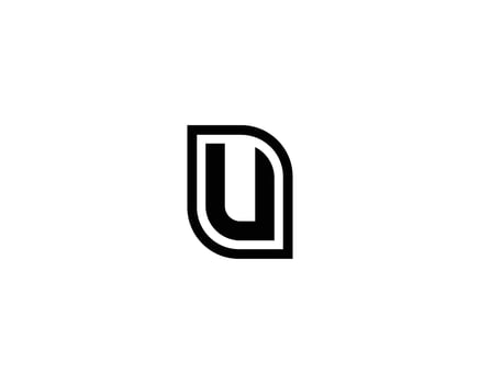 U Logo design vector template