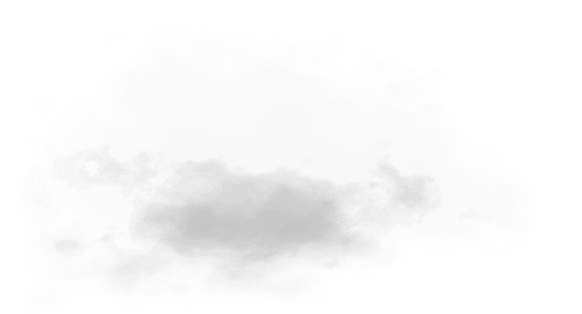 Realistic white cloud png
