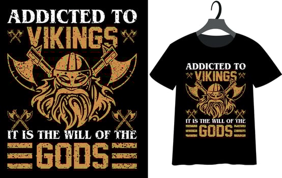 Best Viking t shirt design vector