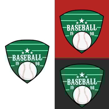illustration vector of baseball symbol,emblem,perfect for print,poster,etc.