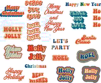 Best wishes. bright inscription in vintage groove style. Vector illustration
