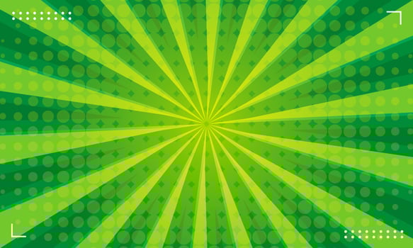 Green comic background vector