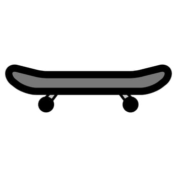 skateboard icon vector