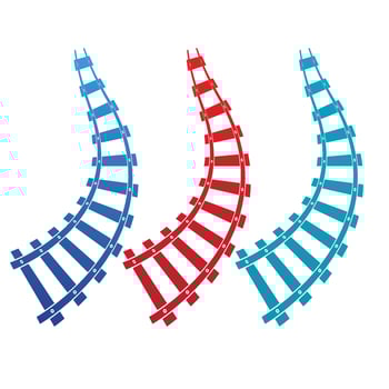 Train vector illustration design.fast train logo.High speed train illustration