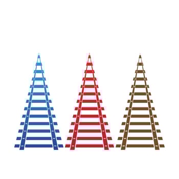Train vector illustration design.fast train logo.High speed train illustration