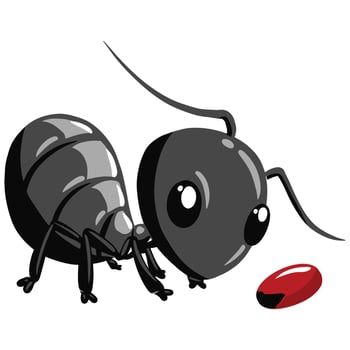 Cute Ant Cartoon vector