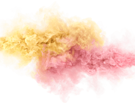 Caramel soft color smoke clouds. 3D render abstract background png