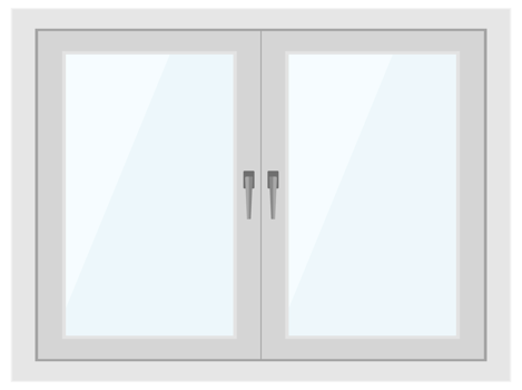 White window frame png