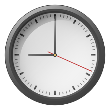 modern round clock png