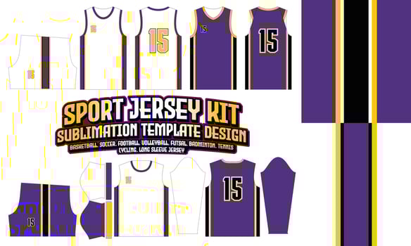LA Lakers Jersey Apparel Sport Wear Sublimation pattern Design 190 for Soccer Football E-sport Basketball volleyball Badminton Futsal t-shirt vector