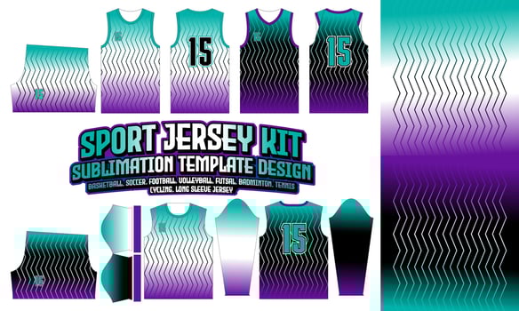 Stripe Jersey Apparel Sport Wear Sublimation pattern Design 196 for Soccer Football E-sport Basketball volleyball Badminton Futsal t-shirt vector