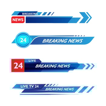 Banner TV vector icon illustration
