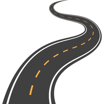 Way vector icon illustration design