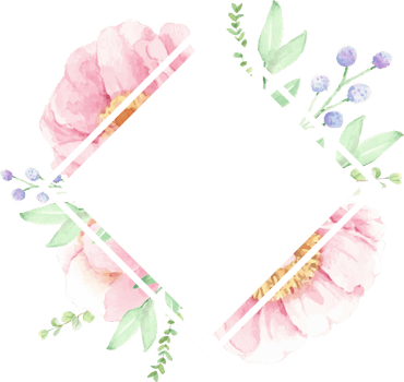 watercolor pink peony flower bouquet arrangement wreath frame png