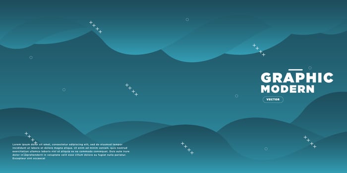 Abstract geometric banner template vector