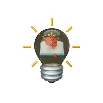3d rendering knowledge idea isolated useful for education, learning, knowledge, school and class png