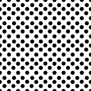 black and white seamless pattern with circles background vector