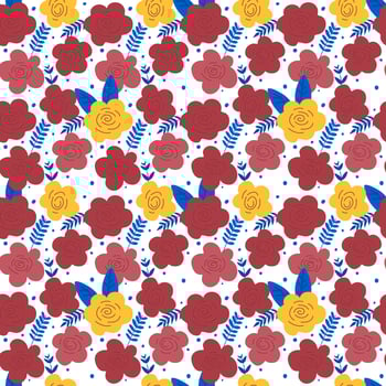 Seamless background with floral patterns. Wrapping paper pattern. Patterns for decoration. vector