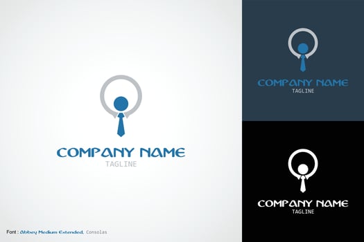 Executive Recruitment Logo Business Logo Company vector