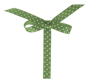 green Christmas ribbon png