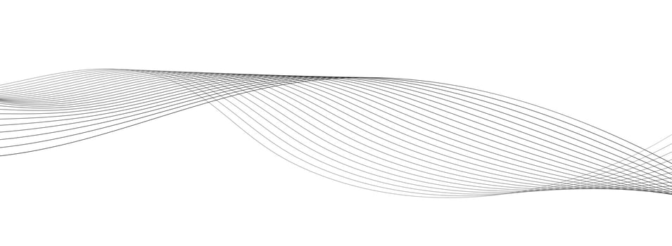 Thin line wavy abstract vector background. Curve wave seamless pattern.