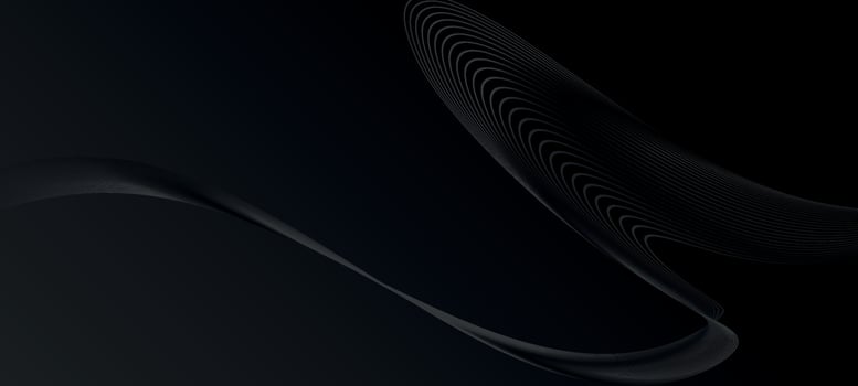 Abstract black wave luxury background. vector