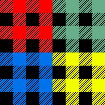 Seamless plaid fabric For shirts, blankets, tablecloths, covers or other fashion items. Daily life and home textile printing vector