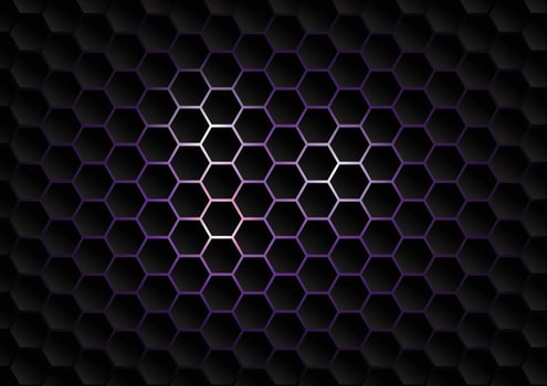 abstract background hexagon vector