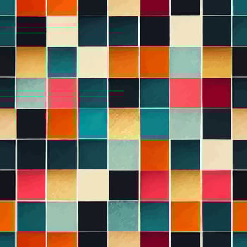 illustration vector of colorful block seamless pattern abstract perfect for card background, print, gift wrap, manufacturing, textile, fabric, wallpapers