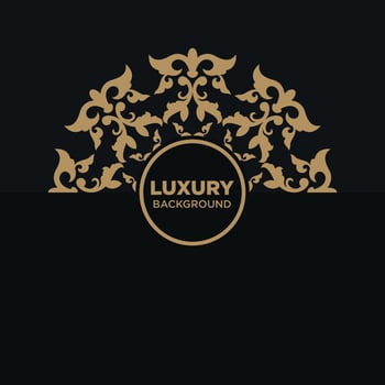 Luxury mandala line art beauty flower background vector design abstract