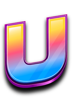 Colorfull  Modern Letter in 3D Style Text Effect png