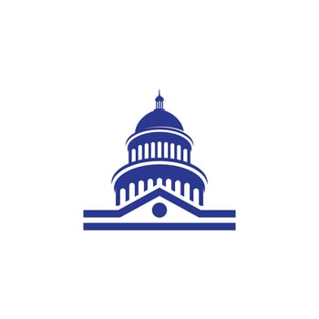 Capitol vector icon illustration