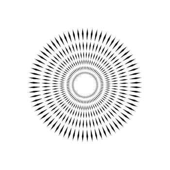 Mandala made from Rhombus Composition. Modern Contemporary Mandala for Logo, Decoration or Graphic Design. Vector Illustration