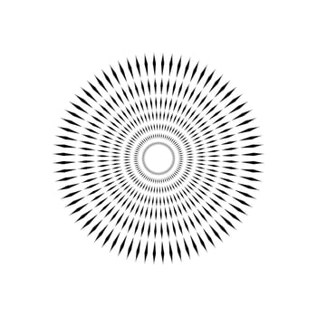 Mandala made from Rhombus Composition. Modern Contemporary Mandala for Logo, Decoration or Graphic Design. Vector Illustration