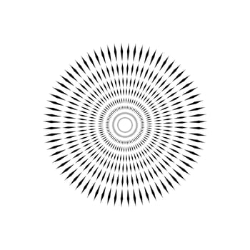 Mandala made from Rhombus Composition. Modern Contemporary Mandala for Logo, Decoration or Graphic Design. Vector Illustration