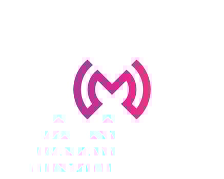 M logo design vector template