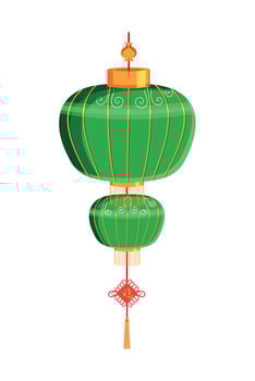 Vector illustration of Chinese lantern