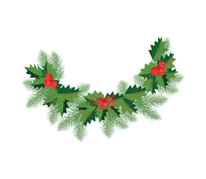 Vector illustration of Mistletoe