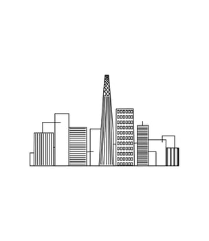 Vector illustration of Seoul