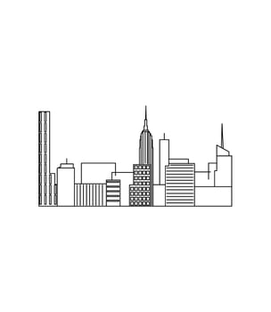 Vector illustration of New York