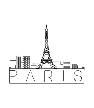 Vector illustration of Paris
