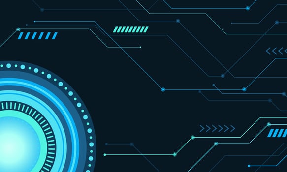 Cyber background. Technology digital background vector