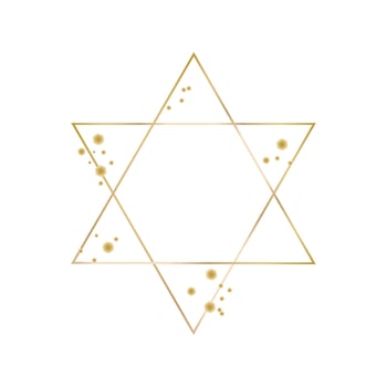 Vector illustration of Golden Frame